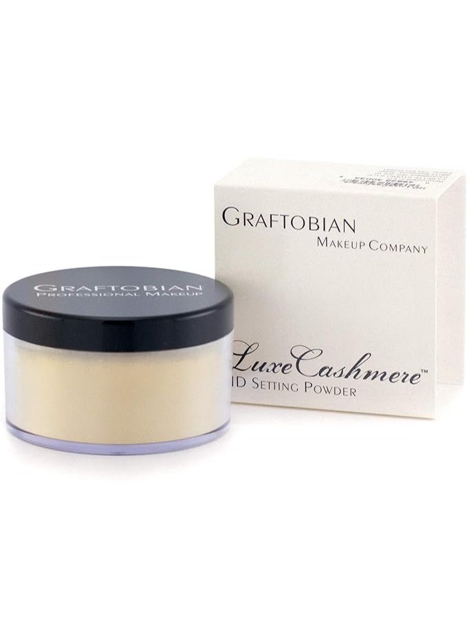 Graftobian HD Cashmere Setting Face Powder - Banana - Image 1