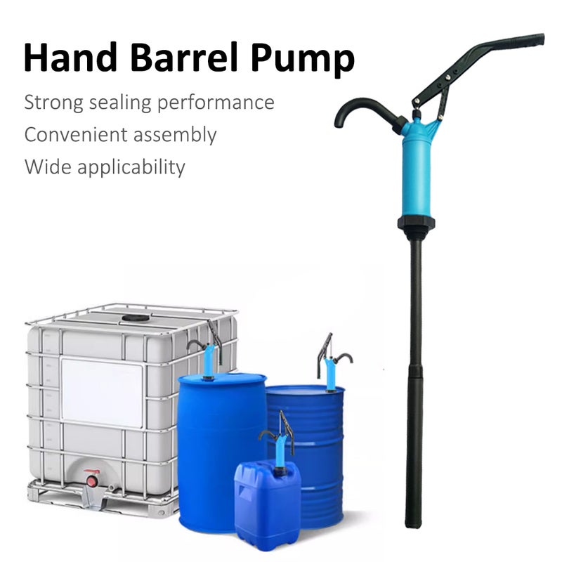 Hand Drum Pump: PP Material, Corrosion & Wear Resistant - High Extraction Efficiency Manual Barrel Pump for Home Kitchen, Industrial Fluid Handling - Image 3