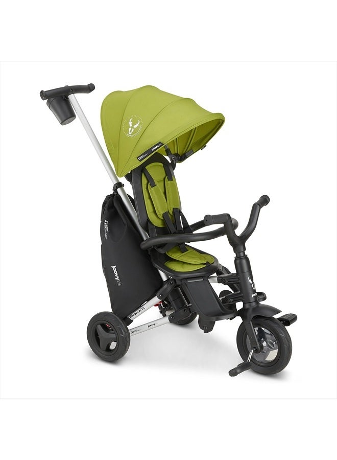 Joovy دراجة ثلاثية العجلات القابلة للطي للأطفال Tricycoo UL، 8 مراحل، إصدار مؤسسة حديقة سونوران برونغهورن الوطنية ومجموعة هدايا - لعبة محشوة، سجادة طاولة وكتاب - Image 1