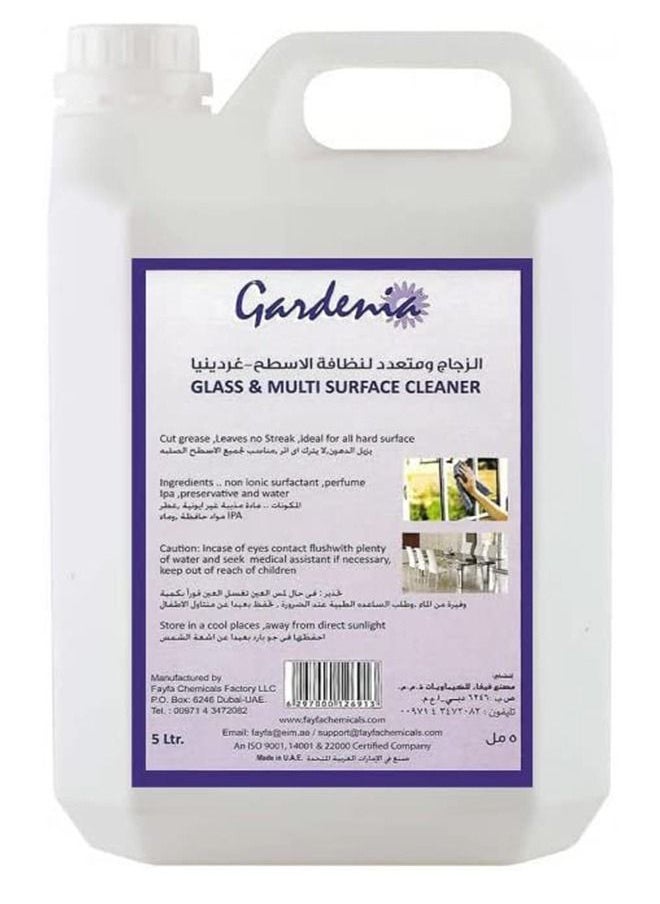 Gardenia - Glass Cleaner and Multi surface cleaner 5L - Image 1