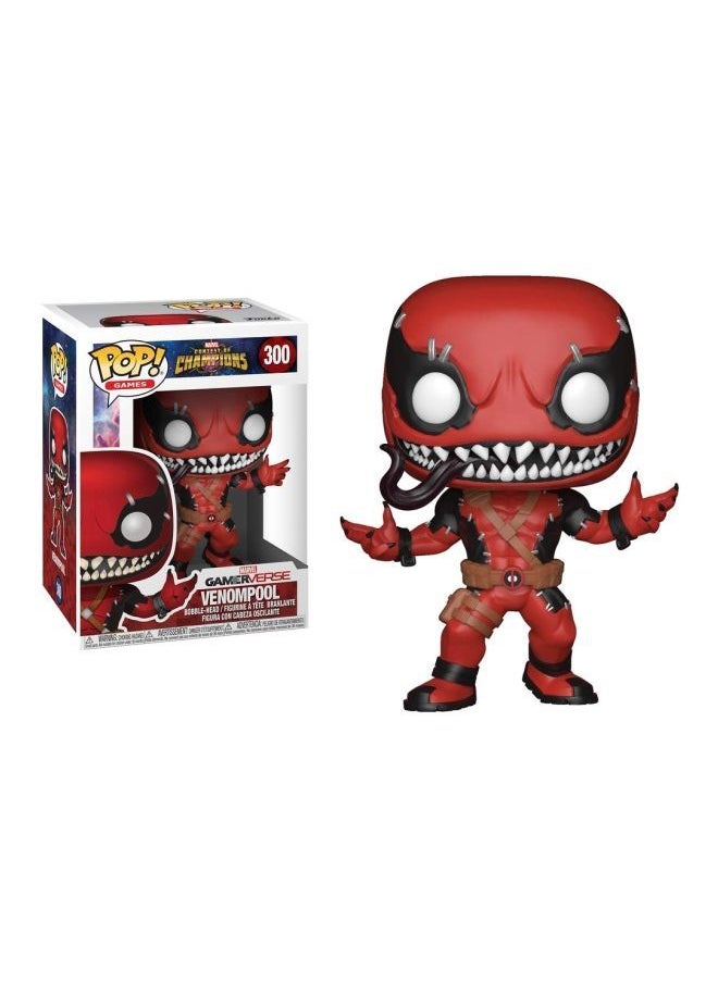 NIBEMINENT - Venom And Deadpool Combined Bobblehead Action Figure Toy 321457024 4inch - Image 1