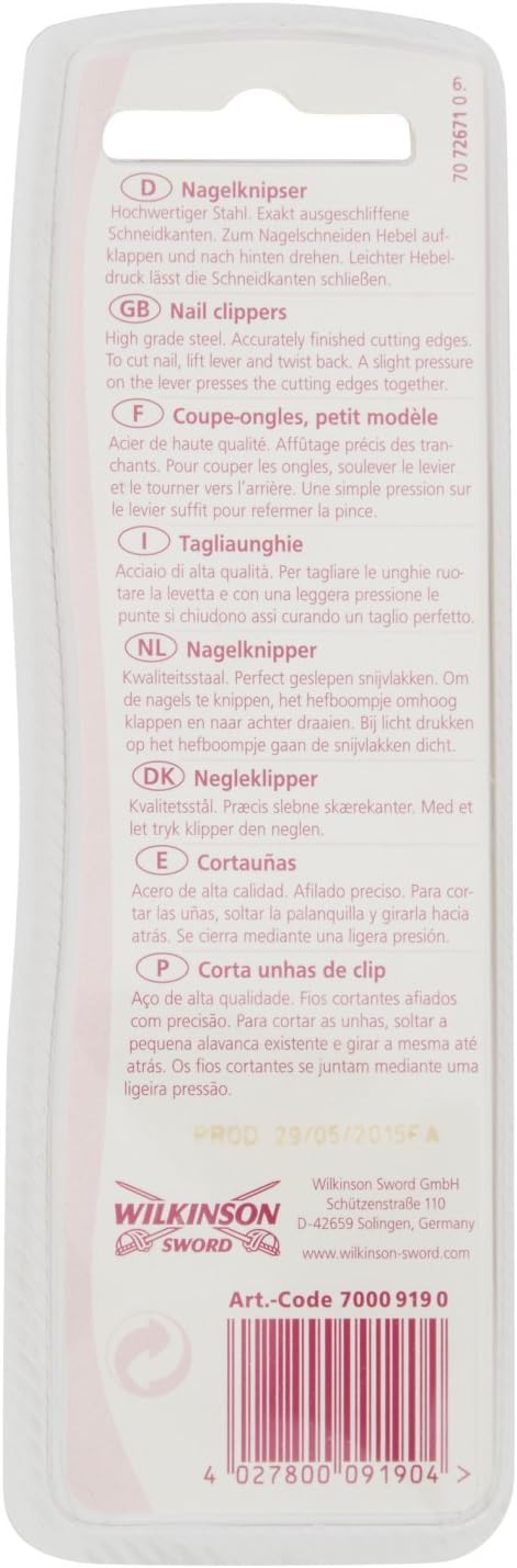 Wilkinson Sword Mini Nail Clippers - Image 3