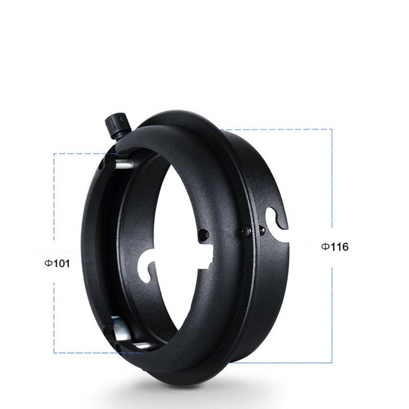 Fomito Photo Studio Elinchrom Speedring to Bowens Mount Converter Adapter Ring for Softbox Beauty Dish Studio Flash Strobe Professional Photography - Image 2