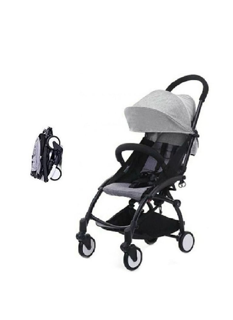 Ntech NTECH Travel Lite Shock Proof Stroller 4 Wheels Air Travel Cabin Cover Carry Bag Newborn Baby/Kids Stroller (Grey)  - Image 1