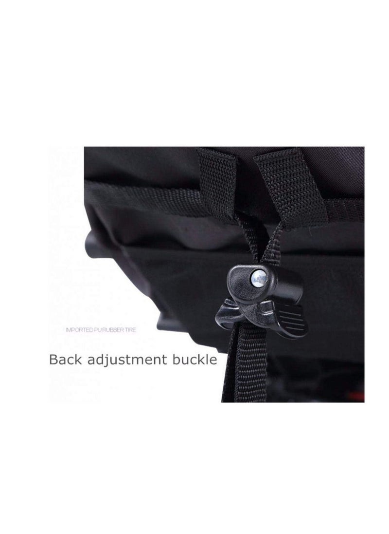Ntech NTECH Travel Lite Shock Proof Stroller 4 Wheels Air Travel Cabin Cover Carry Bag Newborn Baby/Kids Stroller (Grey)  - Image 5