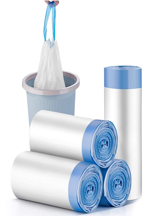 Charmount 4 Gallon Trash Bags - Drawstring small trash Bags for Bathroom, Kitchen, Bedroom, Office, 60 Count (Upgraded - Easy to Separate)… - Image 1