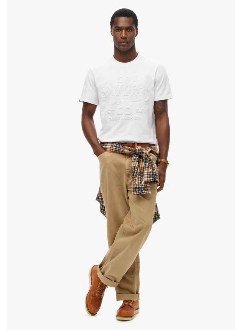 سوبر دراي تي شيرت مريح بنقش عملي