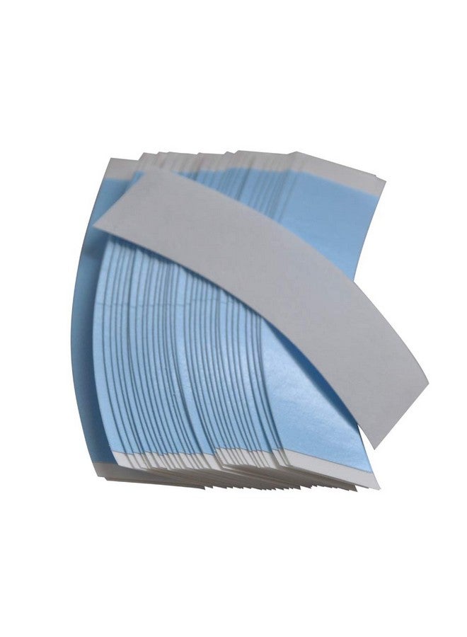 coloryoung 36pcs Blue Double Sided Waterproof Lace Wigs Adhesive Tape Strips for Lace Front Wig Toupee - Image 1