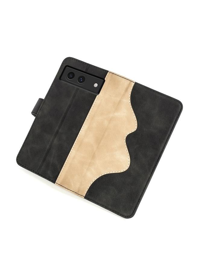 اس-توب جراب هاتف Google Pixel 8a مصنوع من الجلد مع خياطة أفقية قابلة للطي - Image 4