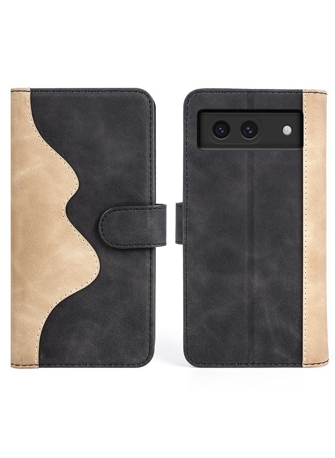 اس-توب جراب هاتف Google Pixel 8a مصنوع من الجلد مع خياطة أفقية قابلة للطي - Image 2