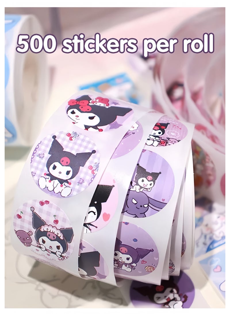 Lee Yon 2000-Piece Motivational Stickers for Kids, 4 Rolls 20 Designs Motivational Stickers, Waterproof Cute Cartoon Vinyl Stickers, ,Children's Gifts, Envelope Stickers, Sticker Gifts, Anime Sealing Stickers - Image 4