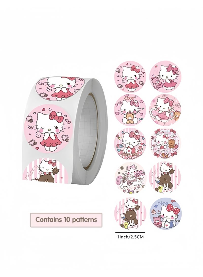 Lee Yon 2000-Piece Motivational Stickers for Kids, 4 Rolls 20 Designs Motivational Stickers, Waterproof Cute Cartoon Vinyl Stickers, ,Children's Gifts, Envelope Stickers, Sticker Gifts, Anime Sealing Stickers - Image 3