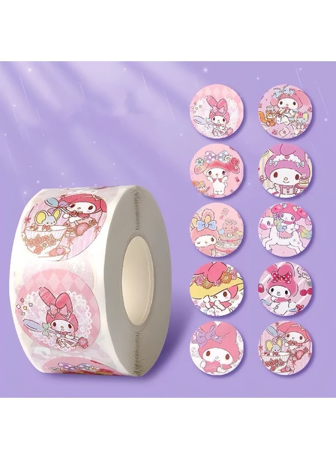 Lee Yon 2000-Piece Motivational Stickers for Kids, 4 Rolls 20 Designs Motivational Stickers, Waterproof Cute Cartoon Vinyl Stickers, ,Children's Gifts, Envelope Stickers, Sticker Gifts, Anime Sealing Stickers - Image 2