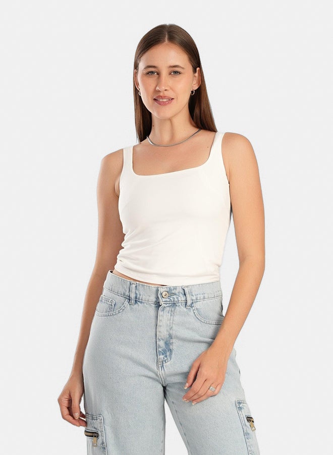 Clue Square Neck Sleeveless Top  - Image 1