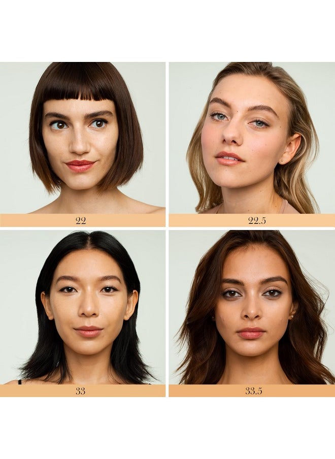 آر إم إس بيوتي كريم أساس Reevolve Natural Finish - كريم أساس سائل لمكياج الوجه، كريم أساس ملون للبشرة، مضخة أساس قابلة لإعادة التعبئة  - Image 3