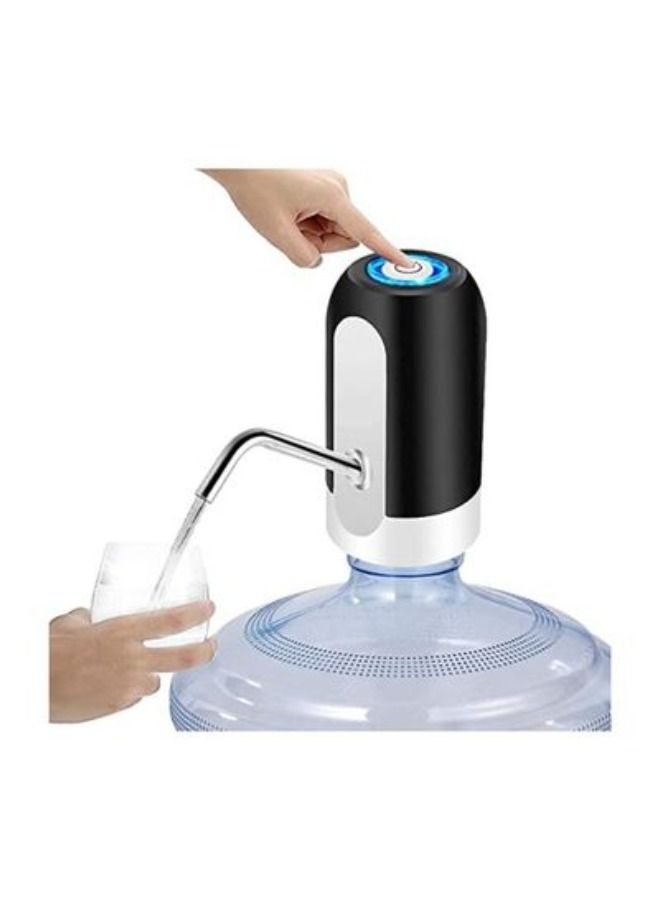 Automatic Drinking Water Bottle Pump Switch for 2-5 Gallon Jugs USB Charging Black - Image 1