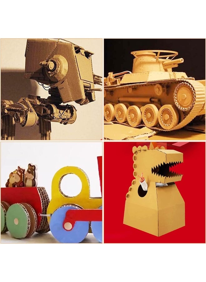Premify - 10 Pieces Cardboard Sheets, A4 Size Corrugated Sheets For Mailers Made With Kraft Paper, Flat Packaging Inserts For Shipping, Mailing, Arts & Crafts Etc - Image 1