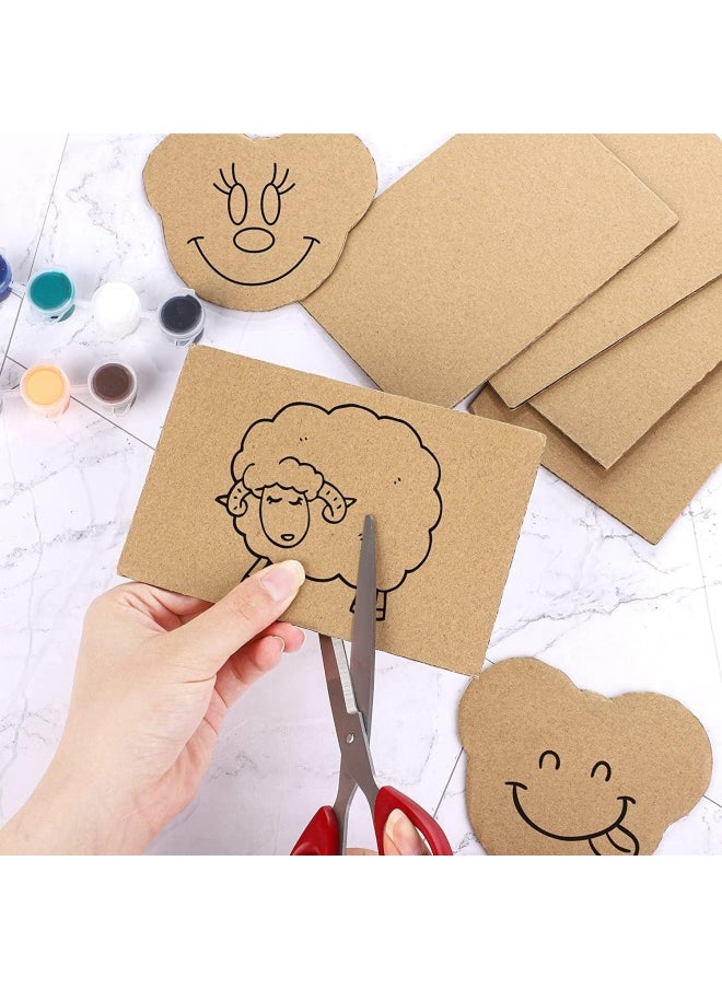 Premify - 10 Pieces Cardboard Sheets, A4 Size Corrugated Sheets For Mailers Made With Kraft Paper, Flat Packaging Inserts For Shipping, Mailing, Arts & Crafts Etc - Image 1