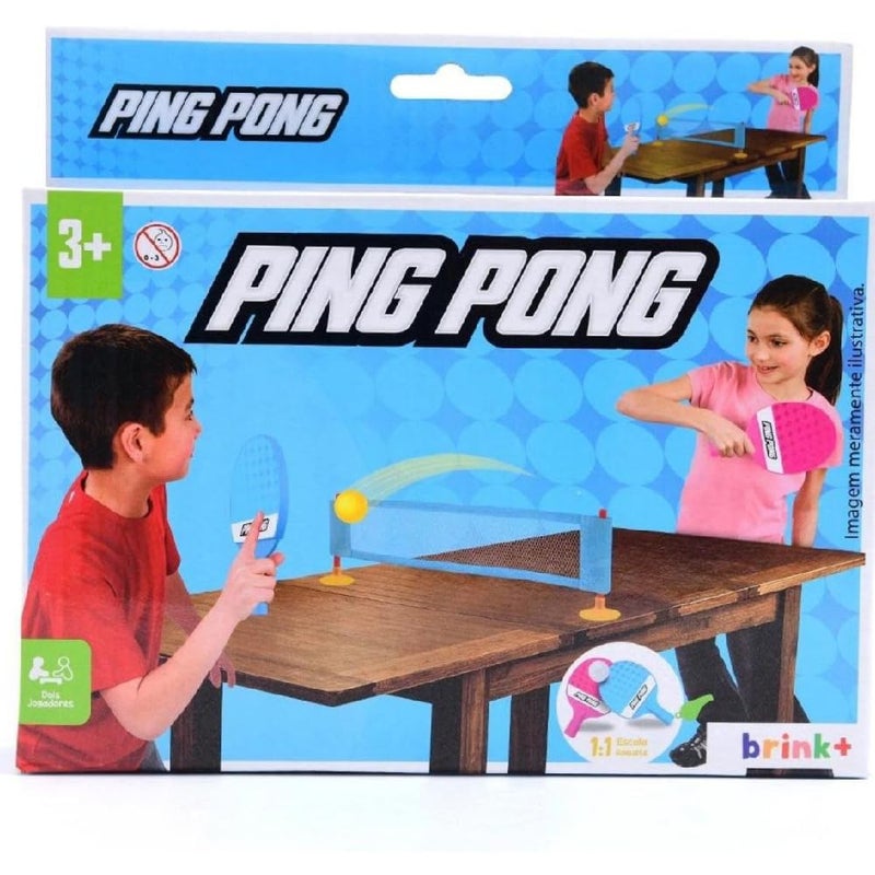 Let the Challenge Begins! Ping Pong Game for Boys and Girls – Unlimited Fun – Mini Table Tennis – 2 Players – Fun & Safe - Image 1