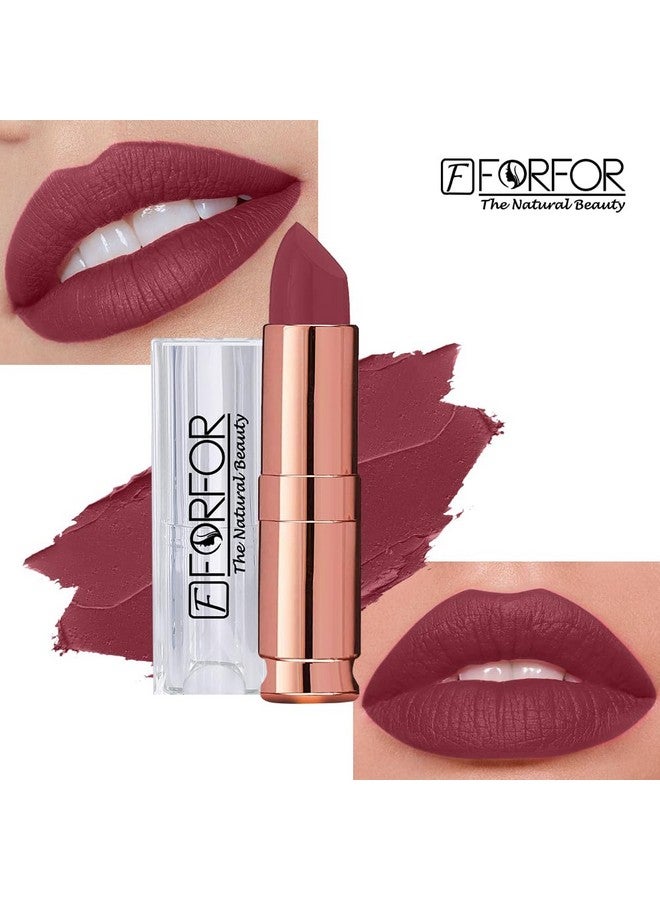 FORFOR Antique Velvet Matte Texture Smooth Finish Lipstick Gift set combo pack 3 for Women Enriched Shea Butter, Vitamin- E & Jojoba oil - Image 2