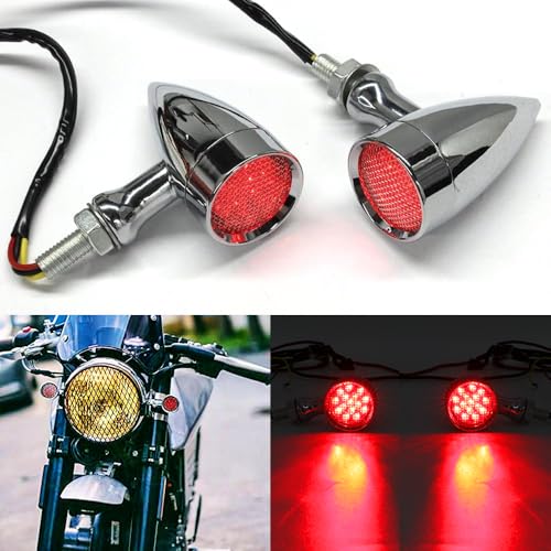 DREAMIZER LED Turn Signals Front Rear 15 LED Motorcycle Lights Super Bright Bulbs Compatible With Harley Honda Yamaha Suzuki and More - Image 2