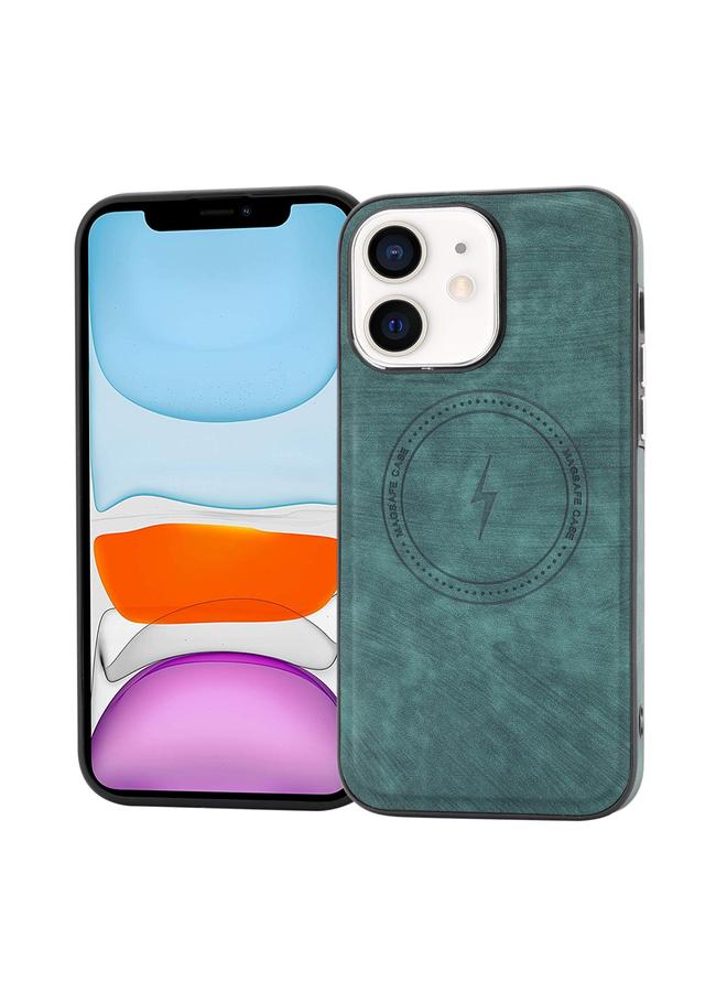 S-TOP Case For iPhone 11 Side PU Hybrid TPU Magsafe Phone Case - Image 1