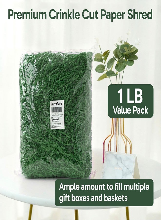 Bobobag بوبوباج، 1 رطل من ورق ممزق مجعد أخضر داكن، ورق ممزق مزخرف لسلال الهدايا وتغليف الصناديق، مثالي لأعياد الميلاد والهالوين وعيد الشكر وعيد الفصح - Image 3