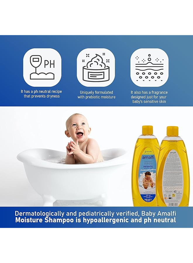 AMALFI Shampoo For Baby 750 Ml Pack Of 1 - Image 4
