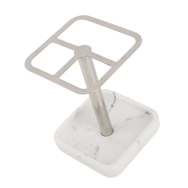 Stainless Steel Toothbrush Holder: 304 Stainless Steel Rust-resistant Wall Mounted No Drilling Multifunctional Storage - Space Saving Compact Design Bathroom Organizer for Bathroom Countertop Wall Spa - Image 5