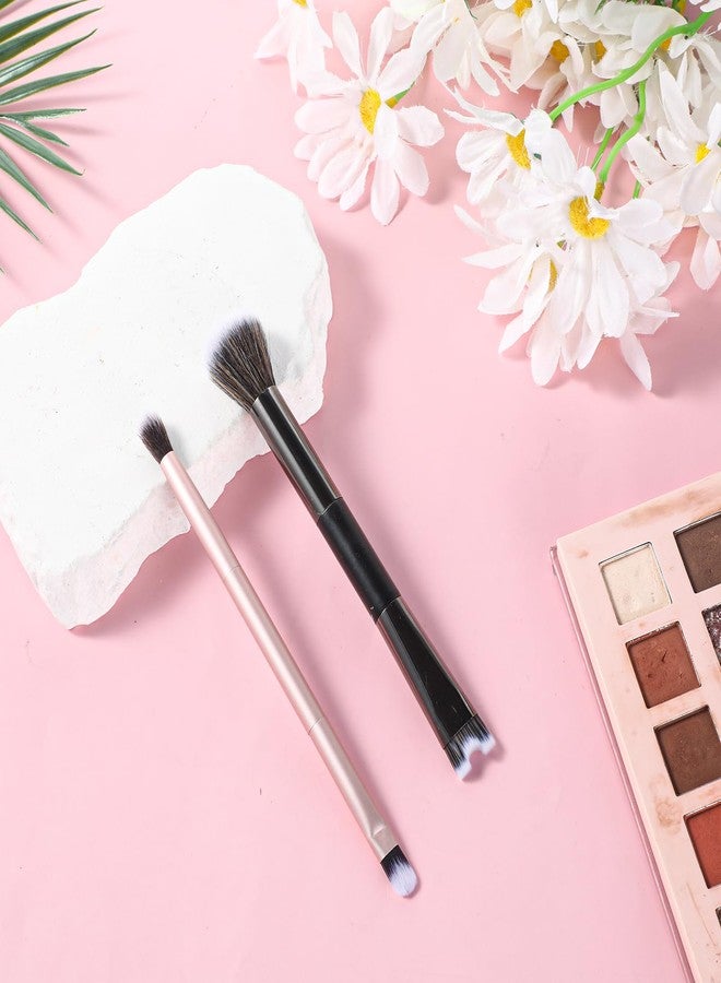 Zelphvt 2 Pcs Sculpting Dual-End Nose Brush, 2-in-1 Nose Contour Brush Makeup Brushes Blush Brushes for Sculpting and Defining Contour - Image 5