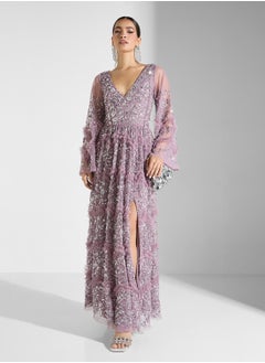 Embellished Rudffled Maxi Dress - pzsku/Z09401241E645FAFAD185Z/45/_/1741167969/86ecb801-e1af-4da0-bc4b-22331c005851