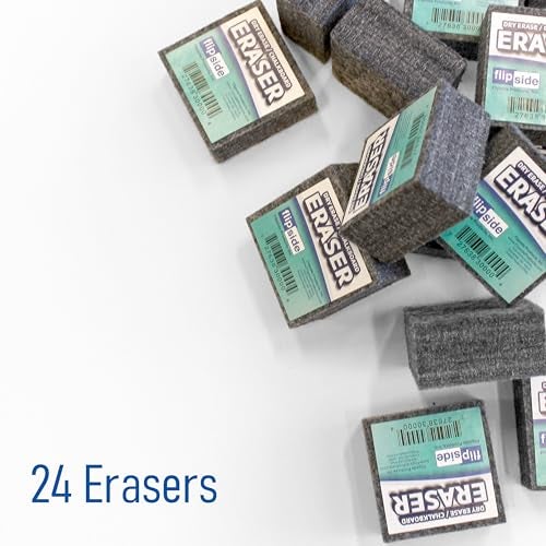 Flipside Products Student Manual Eraser, 2" x 2", Assorted 24 Count - Image 5