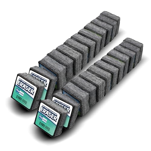 Flipside Products Student Manual Eraser, 2" x 2", Assorted 24 Count - Image 1