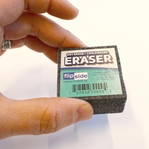 Flipside Products Student Manual Eraser, 2" x 2", Assorted 24 Count - Image 2