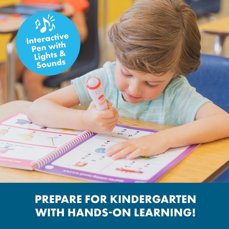 Educational Insights Hot Dots Let's Learn Kindergarten Reading Set - Kindergarten Workbooks with Interactive Pen, Homeschool Learning Activities, Learn to Read Activity Books for Kids Ages 5+ - Image 3