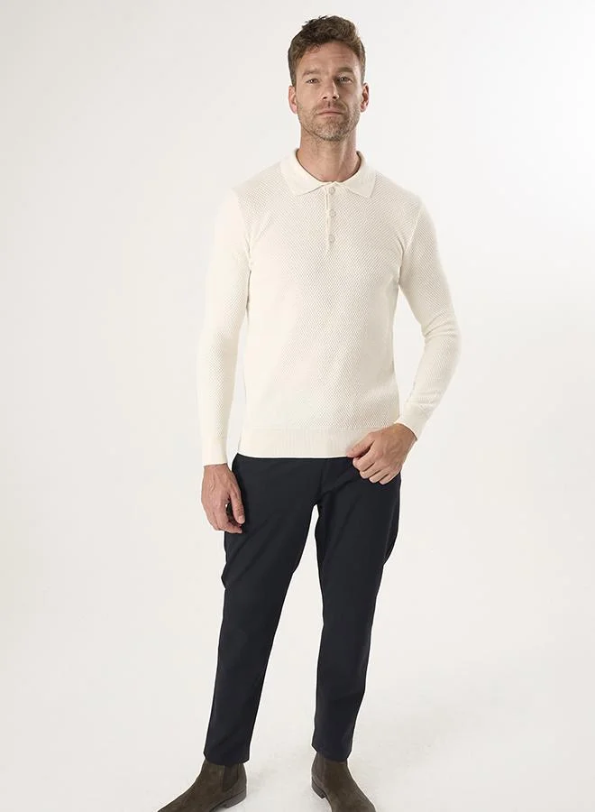 فيليكس هاردي Sweater with Polo Collar and buttons