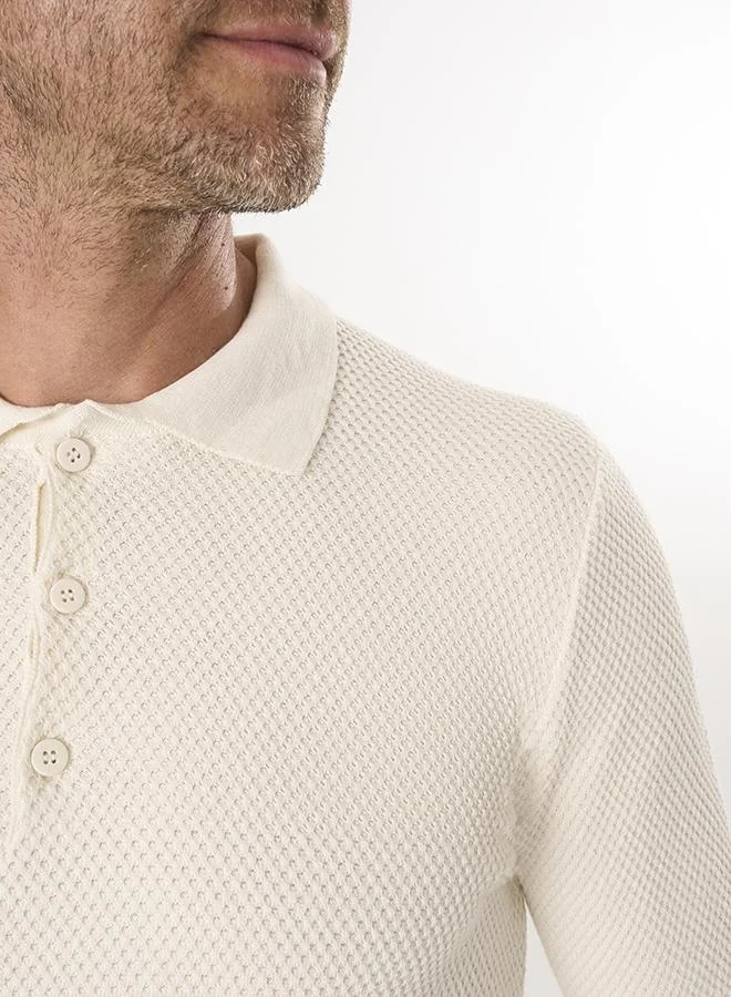 فيليكس هاردي Sweater with Polo Collar and buttons