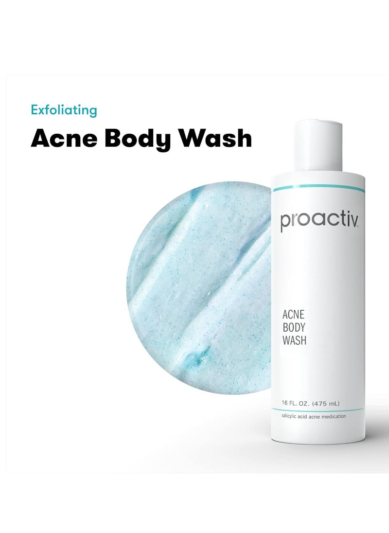 Proactiv - Proactiv Acne Body Wash - Exfoliating Body Wash for Sensitive Skin, Salicylic Acid Cleanser with Soothing Shea Butter & Cocoa Butter - 16 oz. - Image 1
