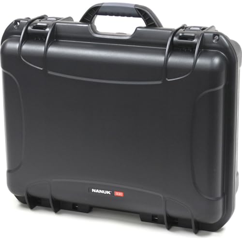 NANUK Large Series 930 Lightweight NK-7 Resin Waterproof Case with Cubed Foam, Black - Image 2