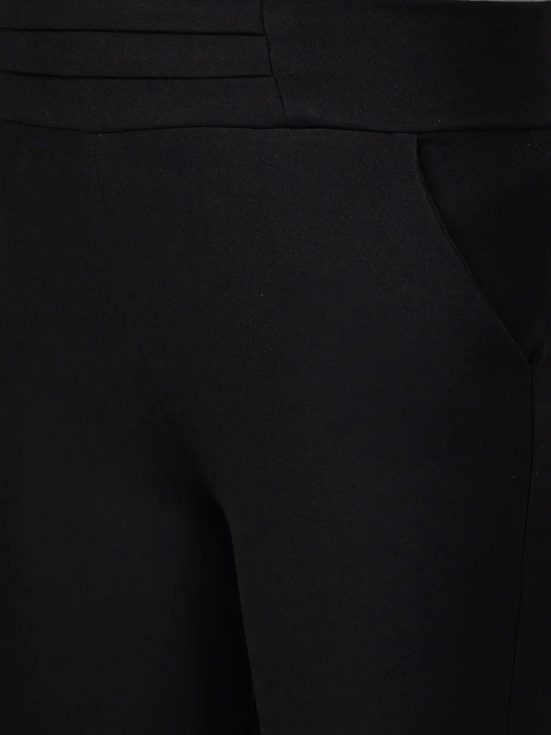 globus Women Stretchable Skinny Fit Formal Treggings