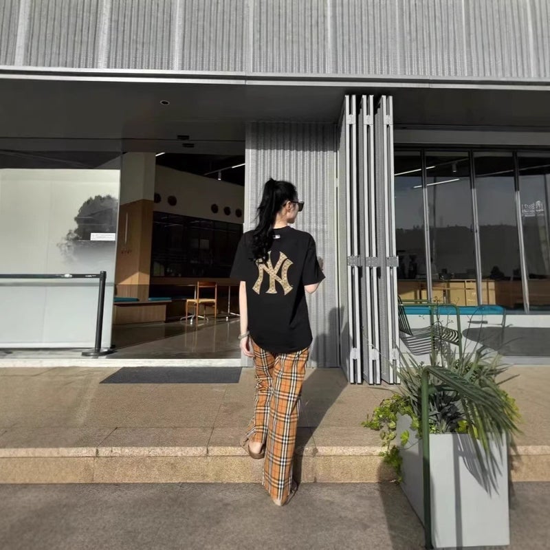 Correct Version Mib26Ss High-Quality Retro Floral Full-Print Embroidery Loose Casual Versatile T-Shirt Unisex Short-Sleeve Trendy - Image 5