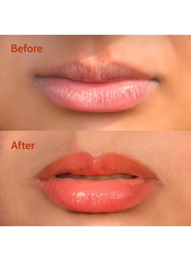 Chemist at Play Peach Tinted Lip Balm for Dry, Chapped & Pigmented Lips | Gives 24 hours moisturization | SPF 50 PA++++ | Has 2% Kojic Acid, Hyaluronic Acid, ceramides & Peptides | 10gms - Image 4