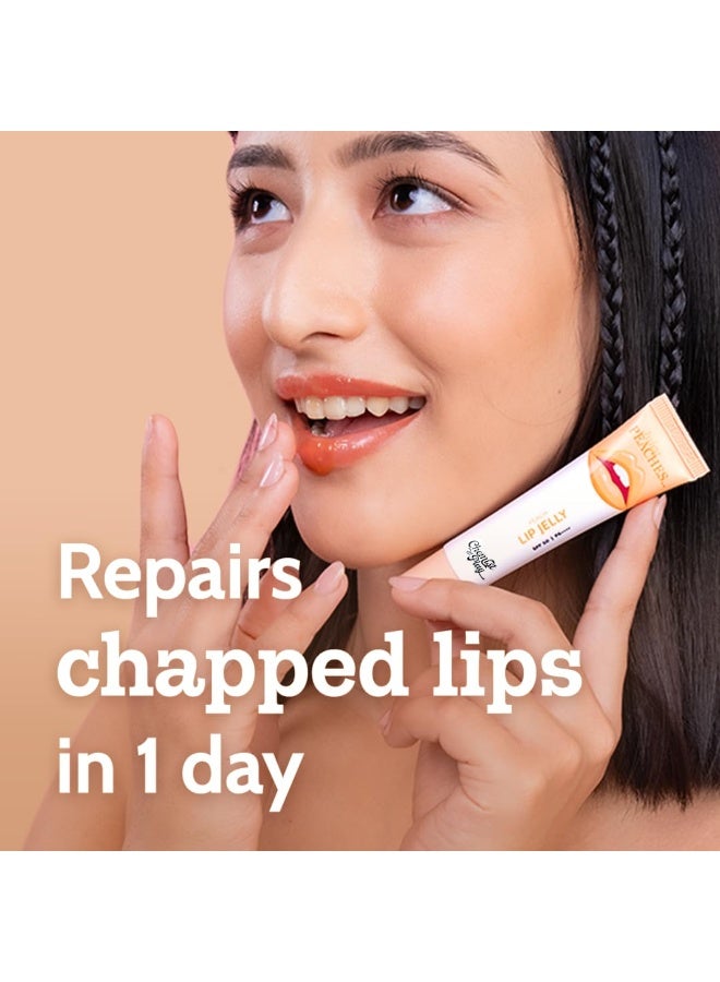 Chemist at Play Peach Tinted Lip Balm for Dry, Chapped & Pigmented Lips | Gives 24 hours moisturization | SPF 50 PA++++ | Has 2% Kojic Acid, Hyaluronic Acid, ceramides & Peptides | 10gms - Image 5