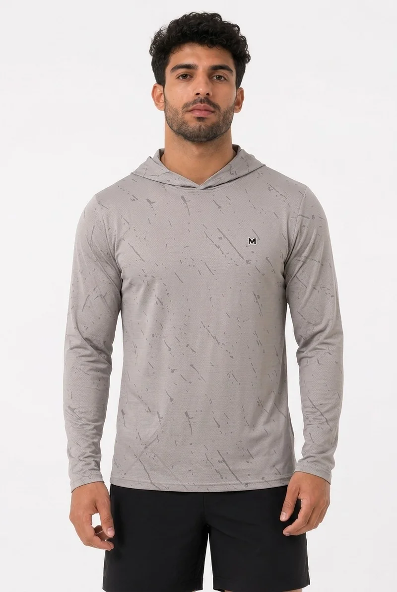 Men's Training Long Sleeve T-Shirt Grey