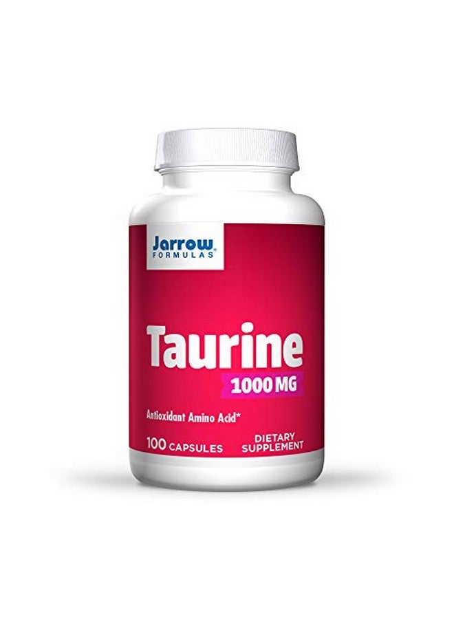 jarrow formulas Taurine 1000 Mg 100 Capsules Antioxidant Amino Acid Brain Health & Function Pharmaceutical Grade Taurine Capsules 100 Servings - Image 1