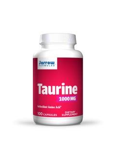 jarrow formulas Taurine 1000 Mg 100 Capsules Antioxidant Amino Acid Brain Health & Function Pharmaceutical Grade Taurine Capsules 100 Servings  - Image 2