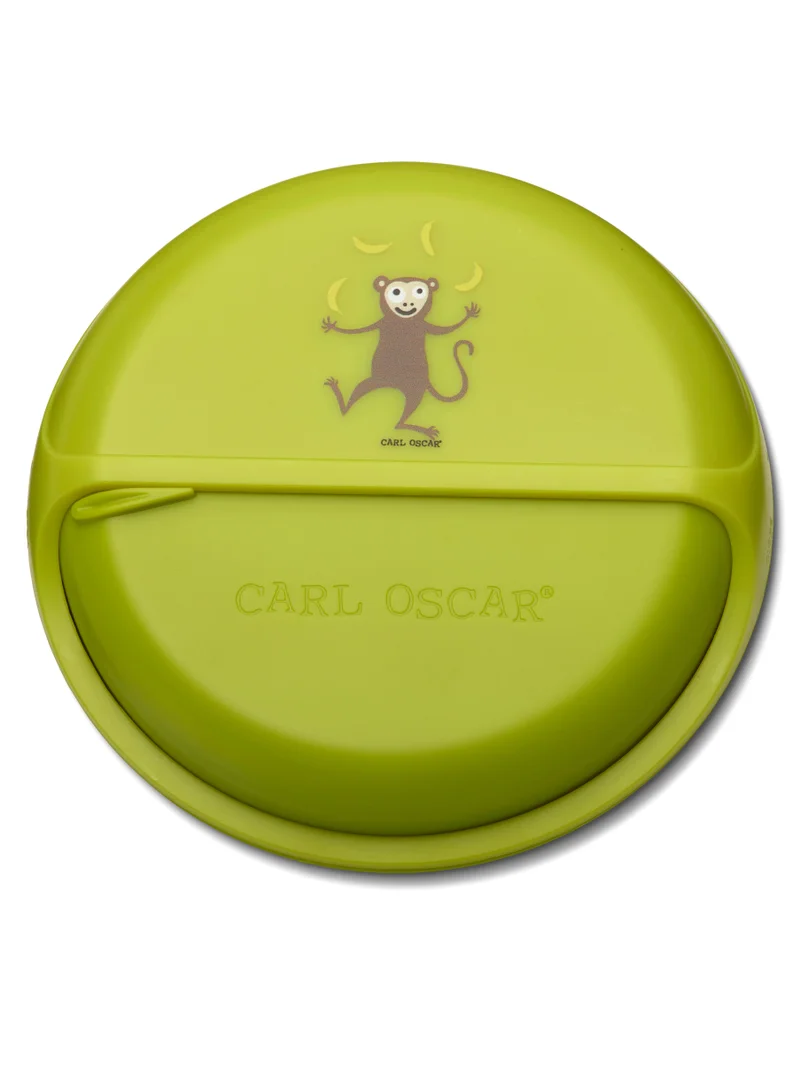 كارل أوسكار BentoDisc & TEMPFlask  Combo Pack - Monkey (Stainless steel Flask 0.5 L + Lunchbox  0.9L) Lime Green