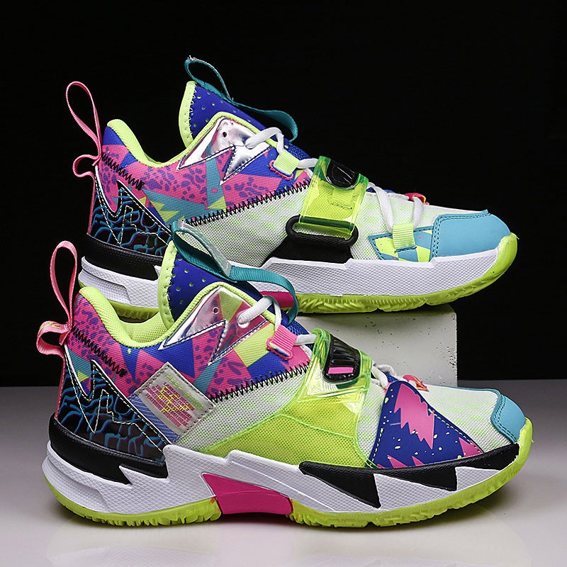 Aj2 James 15 Boys 4 High-Top Practical Basketball Shoes Men Westbrook 3Rd Generation Large Size 5 Sneakers Female Students 6 Sports 7 - Image 2