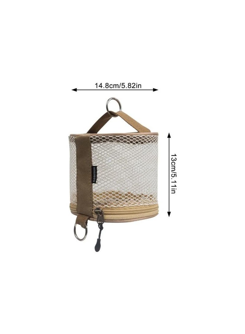 Generic Outdoor Camping Tissue Case Roll Paper Storage Bag With Hook Portable Tissue Holder Tent Hanging Napkin Holder Camping Supplies  - Image 5