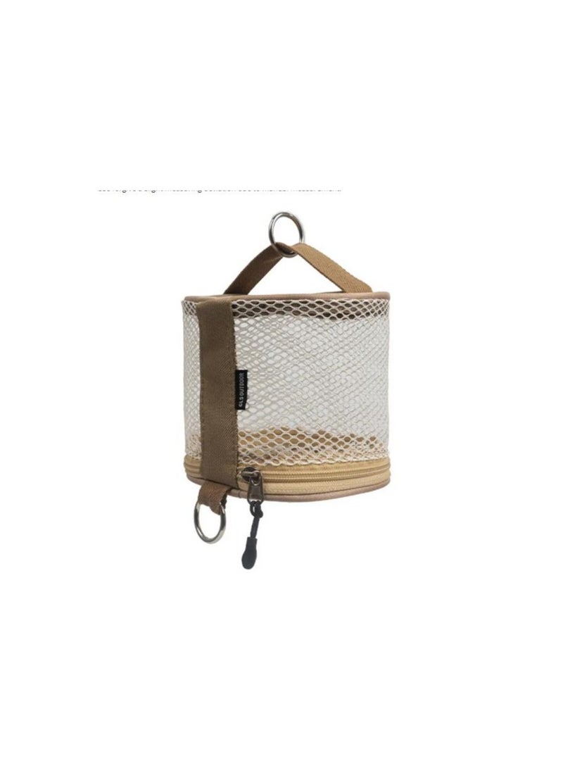 Generic Outdoor Camping Tissue Case Roll Paper Storage Bag With Hook Portable Tissue Holder Tent Hanging Napkin Holder Camping Supplies  - Image 2